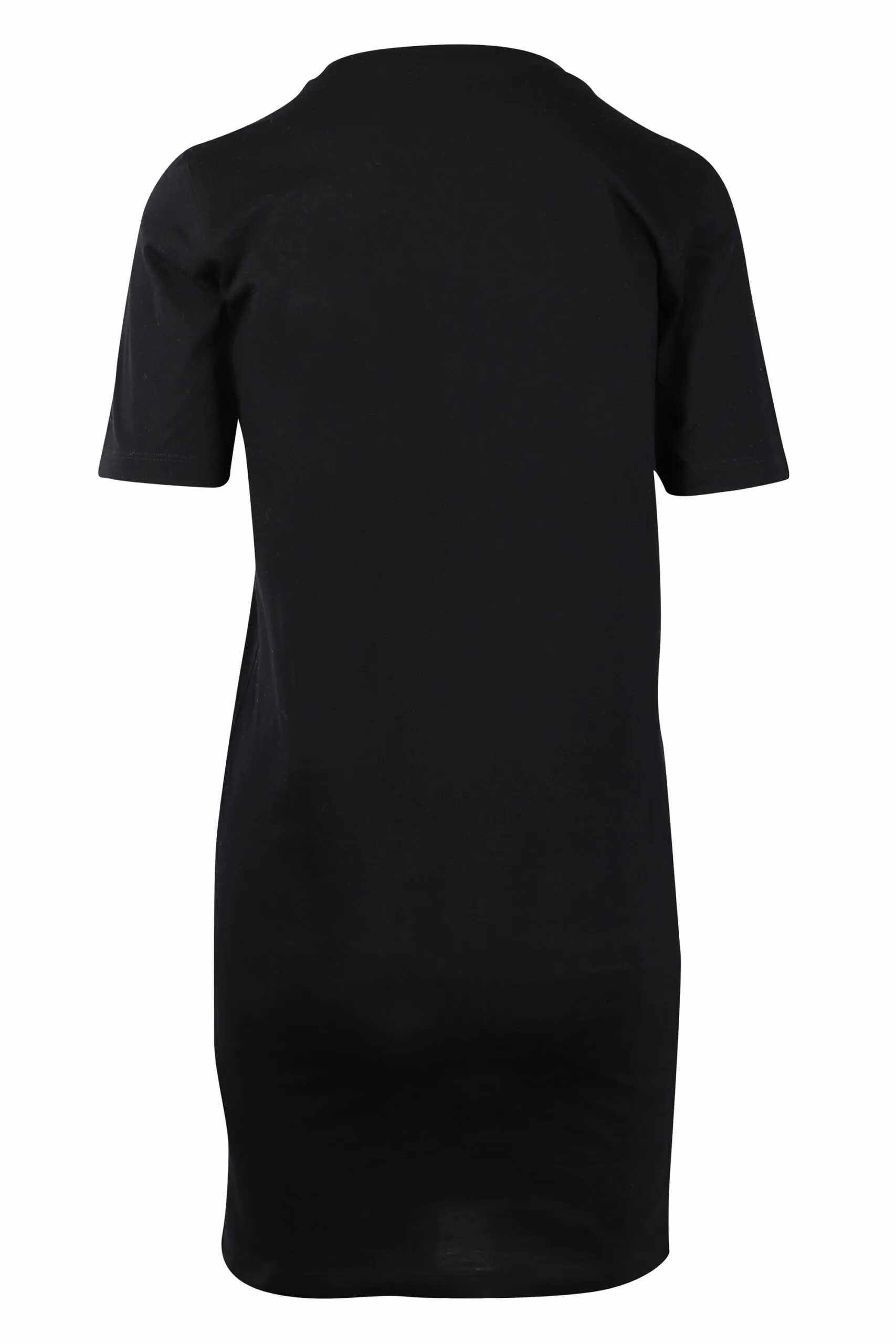 Vestido negro doble logo 