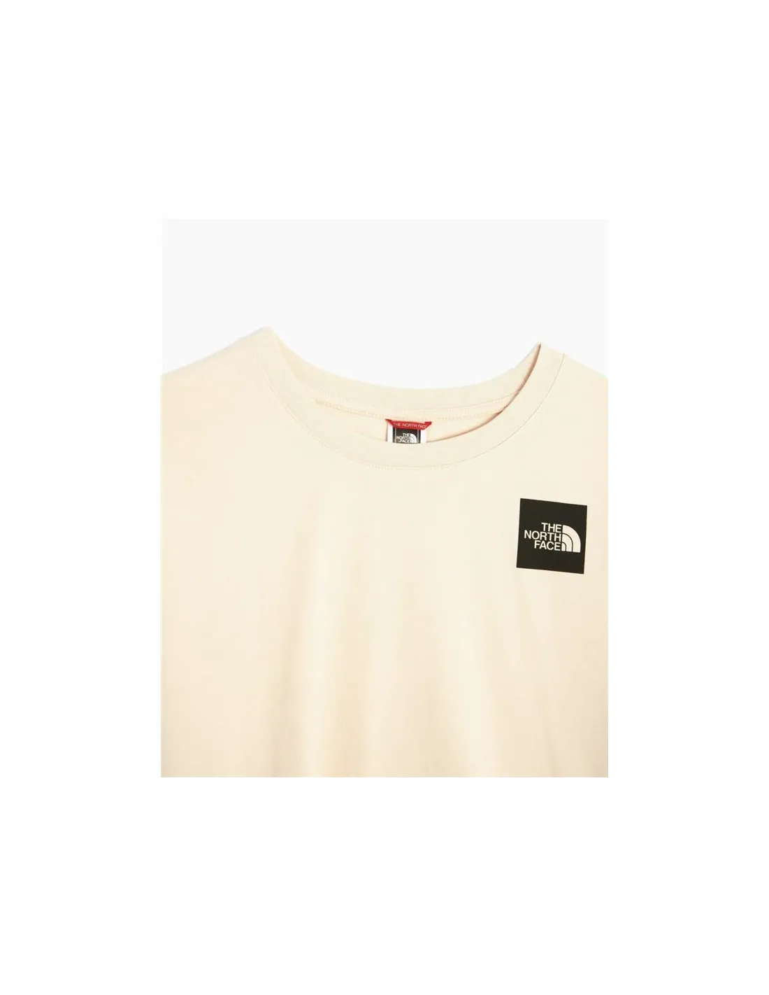 W CROPPED FINE TEE PINK TINT