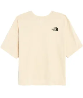 W CROPPED FINE TEE PINK TINT