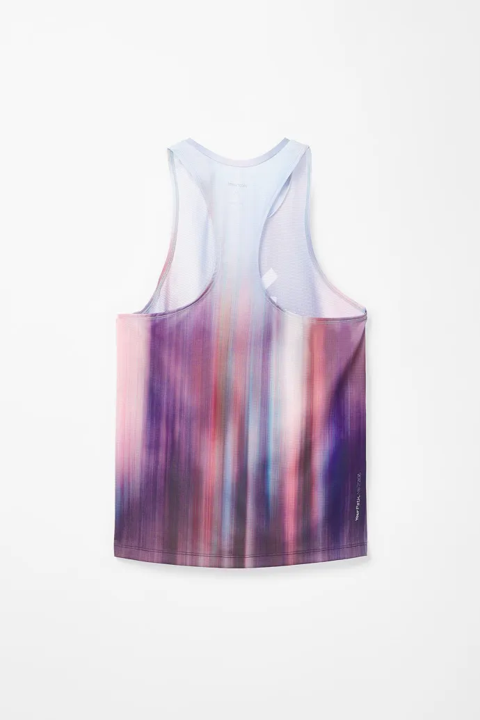 Women’s Race Tank Camiseta running sin mangas multicolor para mujer