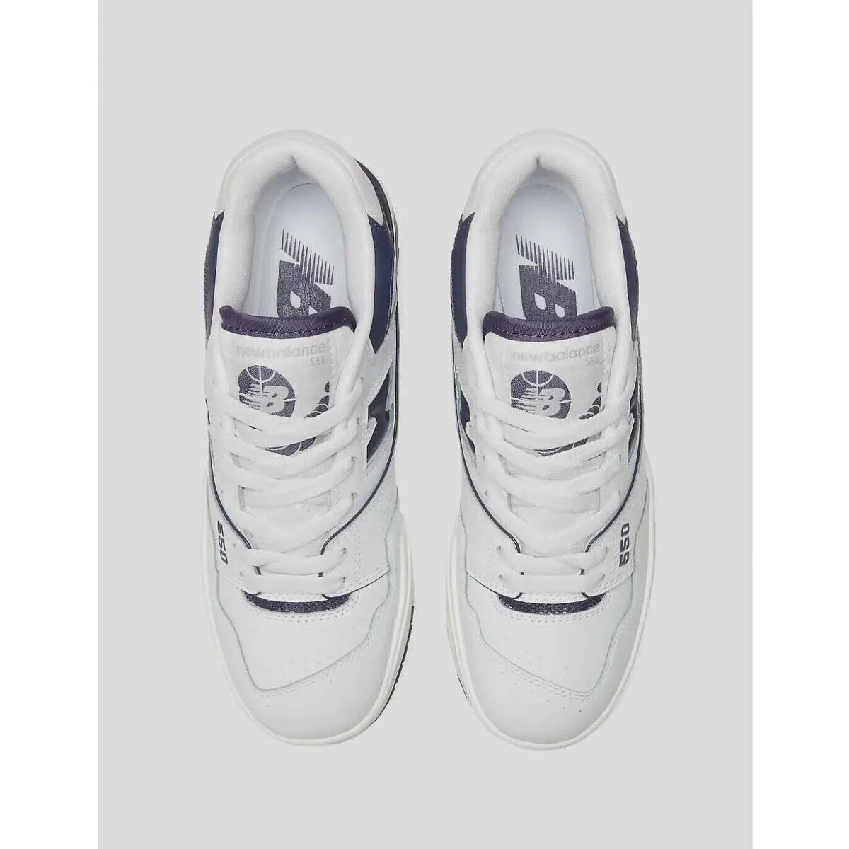 ZAPATILLAS  550 BA WHITE/DARK MERCURY