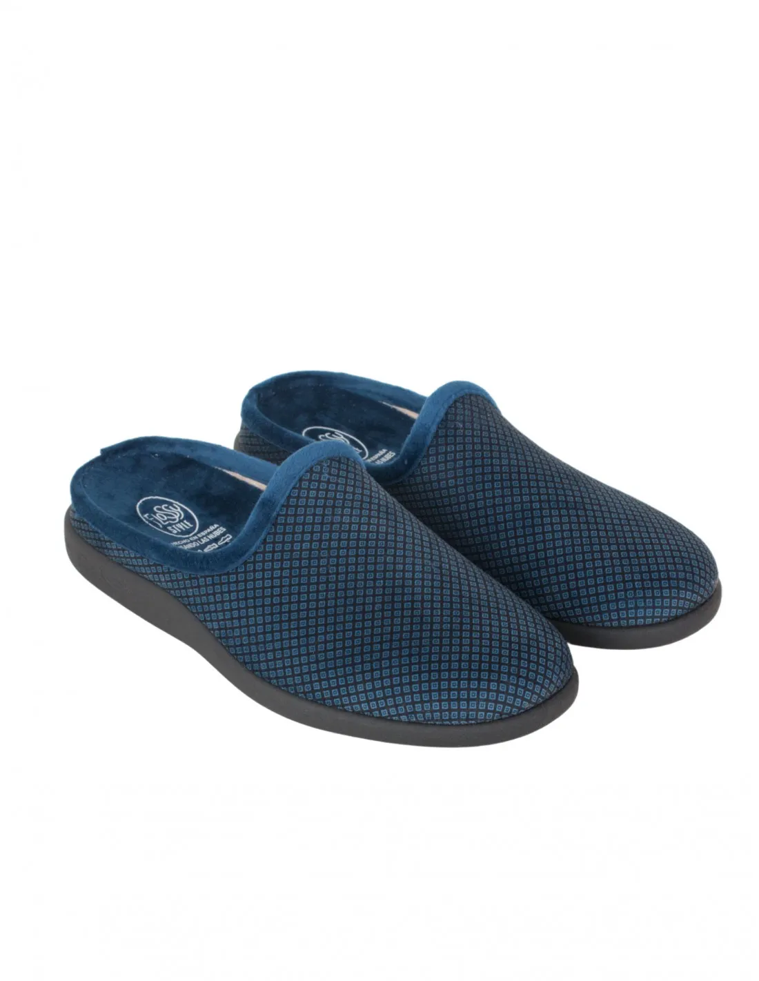 Zapatillas Casa Descalzas Hombre Azules