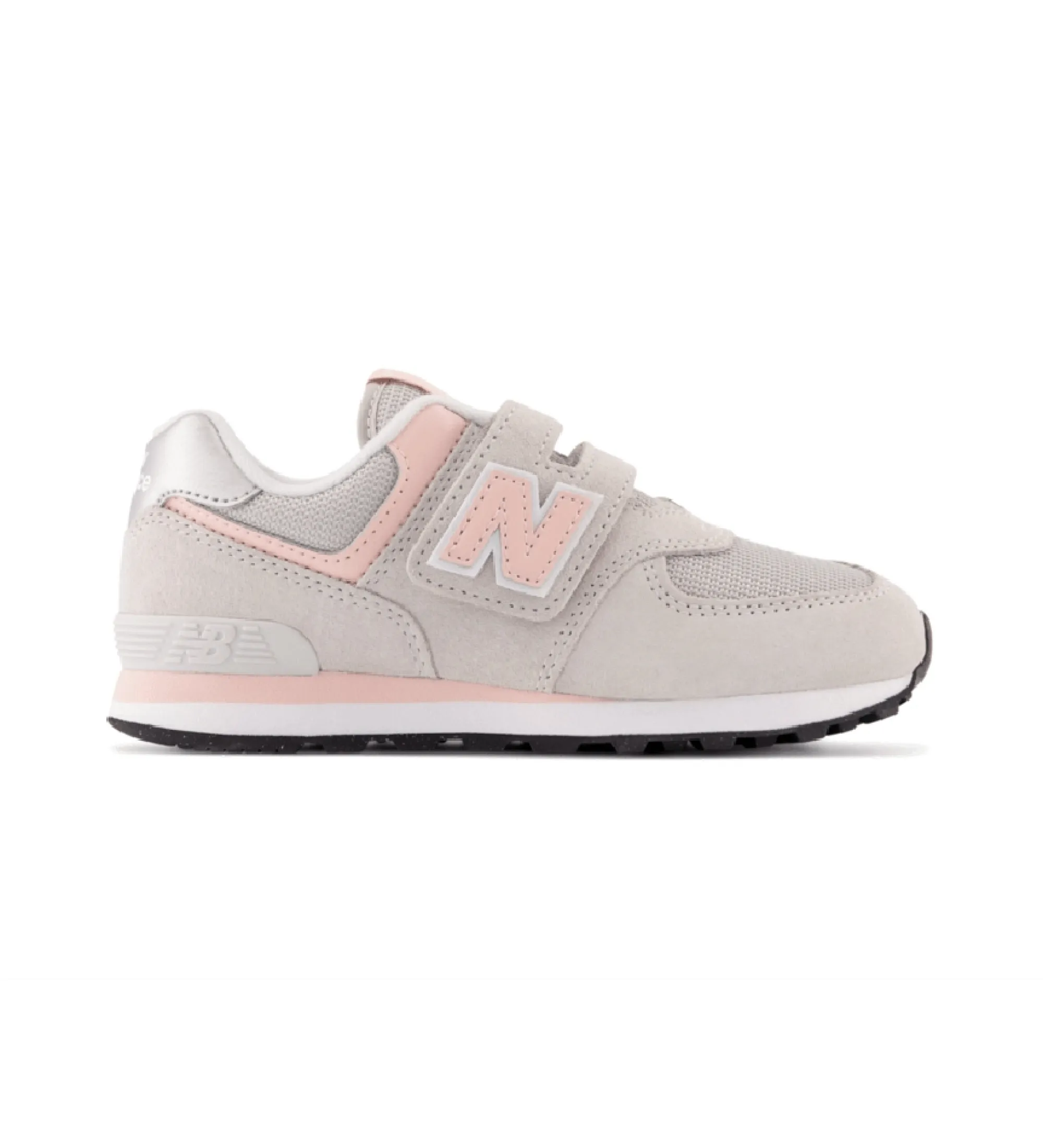 Zapatillas de Piel 574 Core Hook & Loop gris