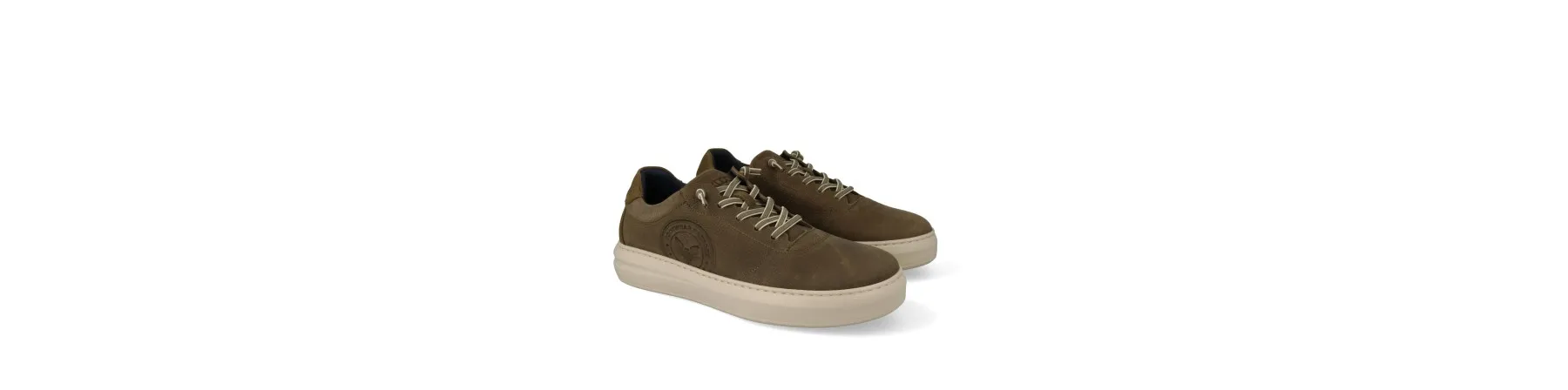 ZAPATILLAS DE VESTIR HOMBRE PIEL MOD. ALEX CAQUI