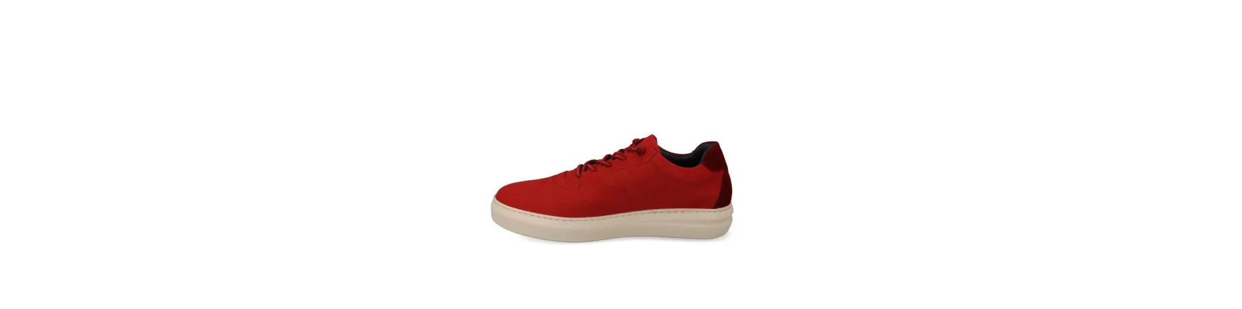 ZAPATILLAS DE VESTIR HOMBRE PIEL MOD. ALEX ROJO