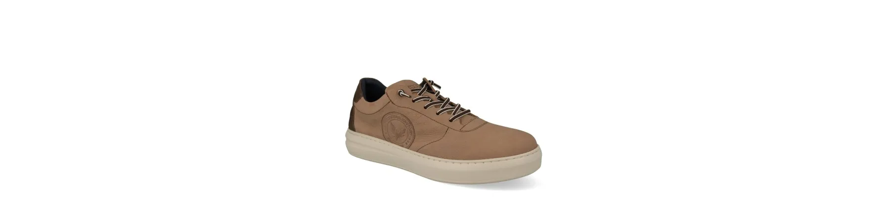 ZAPATILLAS DE VESTIR HOMBRE PIEL MOD. ALEX TAUPE