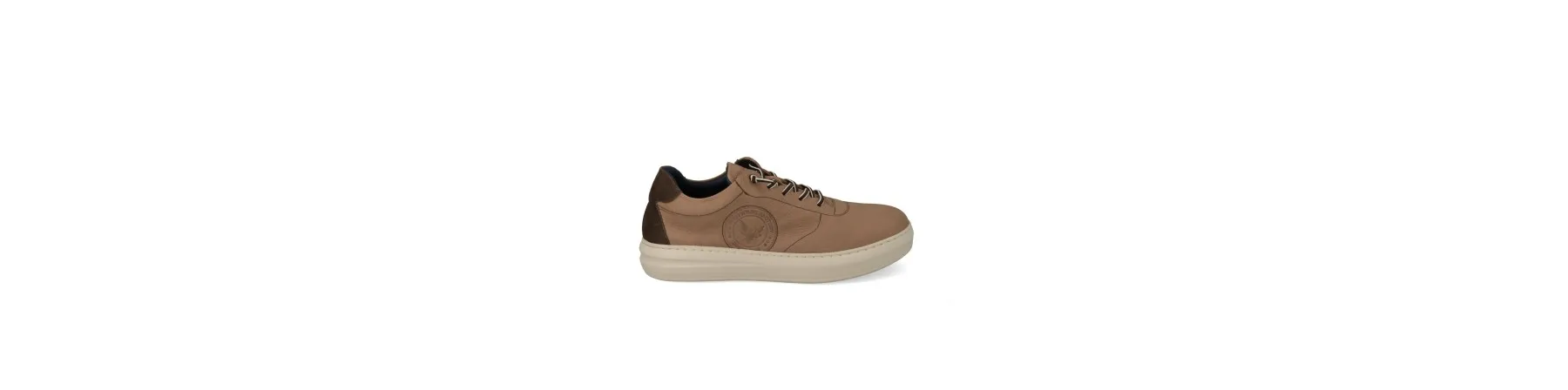 ZAPATILLAS DE VESTIR HOMBRE PIEL MOD. ALEX TAUPE