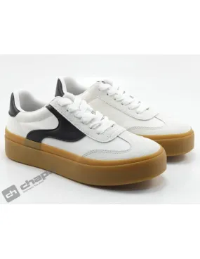 Zapatillas Deportiva Blanco Mustang 60541